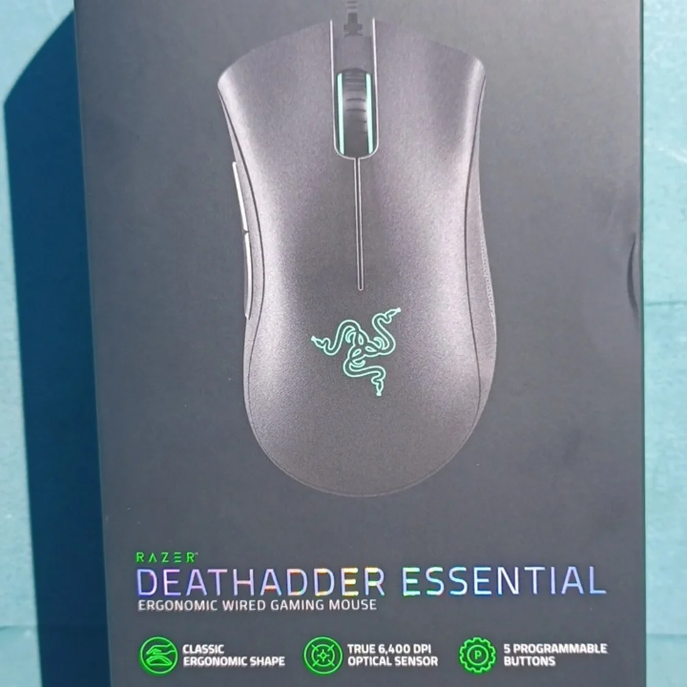 Razer DeathAdder Essential Gaming Mouse, New In Sealed Box